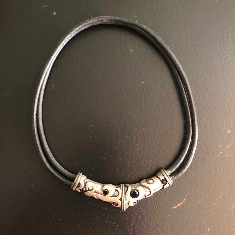 Chico’s Black Magnetic Choker Necklace